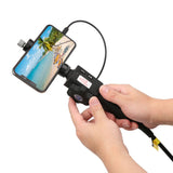 6mm Flexible Industrial Endoscope Camera 360 Degree Borescope Inspection Camera for Android iOS