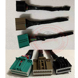 6pcs/set BCM Wire Pig Tail Plug Connector Cable for GM Chevrolet Sail Aveo Body Control Module (F03H00A143, 26694755; 26233263 F03H00A382)