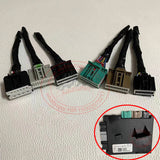 6pcs/set BCM Wire Pig Tail Plug Connector Cable for GM Chevrolet Sail Aveo Body Control Module (F03H00A143, 26694755; 26233263 F03H00A382)