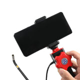 8.5MM Flexible Car Endoscope 360 Degree Industrial Borescope Inspection Camera with 2 Way Steering for Android