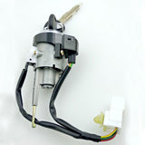 81905-26020 Driver Passenger Door Lock Cylinder Set with 2 Keys 8190526020 for 2000-2006 Hyundai Santa Fe