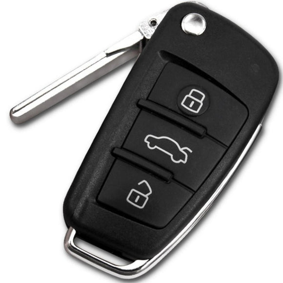 8V0837220 433Mhz Megamos AES Flip Remote Key for Audi A3 S3 3 Button