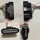 90980-11592 8-way Harness Cable Connector Adapter for 89871-71010 Toyota Injector Driver ECU, Accelerator Position Sensor Connecter with Wire