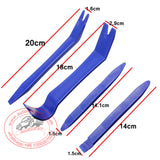 4pcs/set (Good quality) Plastic Trim Removal Tool Car Radio Panel Interior Door Clip Panel Trim Dashboard Car Repair Tool Kit
