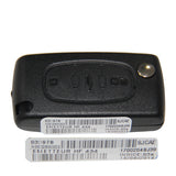 AK016001 CE0536 3 Button Flip Remote Key 433MHz with ID46 Chip For Citroen C2 C3 C4 C5 C6 Car