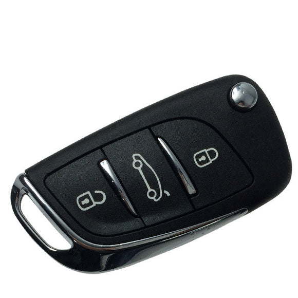 AK016017 Original for Citroen DS Flip Remote Key 3 Button 433MHz ID46