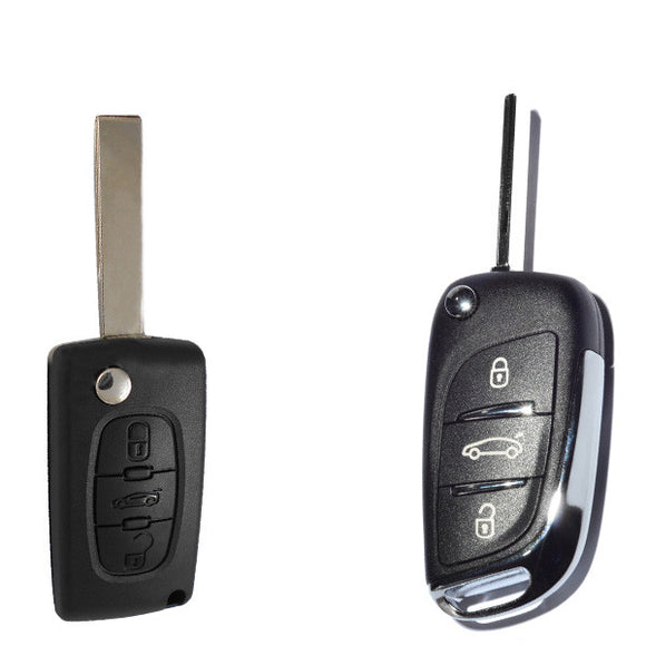 AK016022 for Citroen Flip Remote Key 3 Button ID46 433MHz ASK