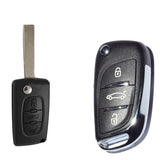AK016022 for Citroen Flip Remote Key 3 Button ID46 433MHz ASK