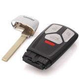 [AUD] TT 3+1 Button 315MHz Smart Remote Key HU66 FCC ID:NBGFS14P71 (Bright Back Side)