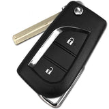 After Market 433Mhz H CHIP A03TAA Flip Remote Key Part No. 1612489380 / 1612409280 for Citroen C1 Peugeot 108 2 Button