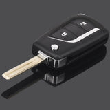 After Market 433Mhz H CHIP A03TAA Flip Remote Key Part No. 1612489380 / 1612409280 for Citroen C1 Peugeot 108 2 Button