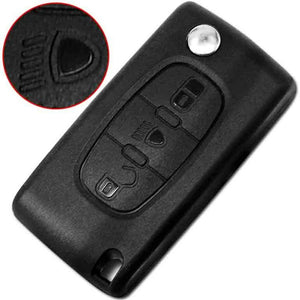 After Market 6490A2 Flip Remote Key 433Mhz for Citroen C5 C4 Picasso (Lamp) 2+1 Button