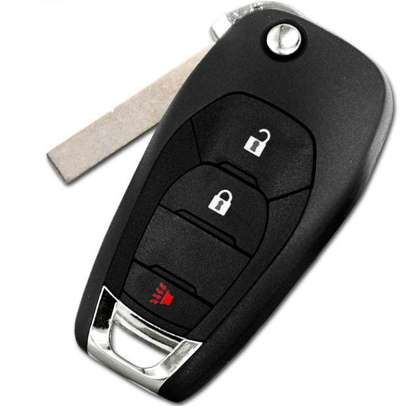 After Market LXP-T004 Flip Key 433Mhz for Chevrolet Cruze Trailblazer 3+1 Button