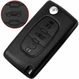 After Market 6490A3 Flip Remote Key 433Mhz PCF7961A / HITAG 2 / 46 chip for Citroen C5 (Trunk) 3 Button