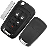 After Market OHT01060512 Flip Remote Key 315Mhz PCF7941E / HITAG 2 / 46 chip for Chevrolet Equinox 3+1 Button
