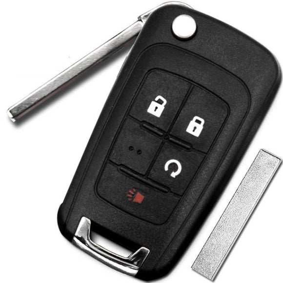 After Market OHT01060512 Flip Remote Key 315Mhz PCF7941E / HITAG 2 / 46 chip for Chevrolet Equinox 3+1 Button