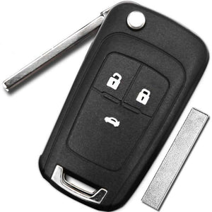 After Market V2T 01060512 Keyless Flip Key 433Mhz PCF7952E / HITAG 2 / 46 chip for Chevrolet Cruze Impala Malibu 3 Button