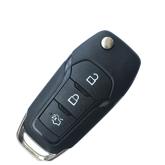 After-Market 434 MHz 3 Buttons Proximity Flip Remote Key for Ford 2015 ~ 2018 - ID49