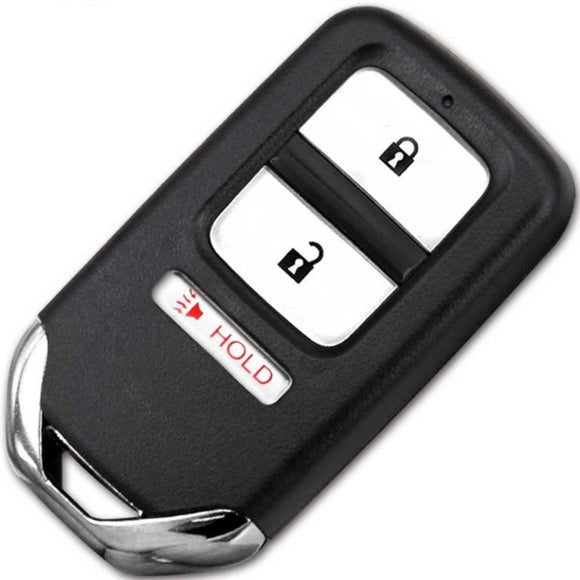 Aftermarket 72147-T6Z-A01 Smart Key 433Mhz HITAG AES / 4A chip for Honda Ridgeline Black 3 Button