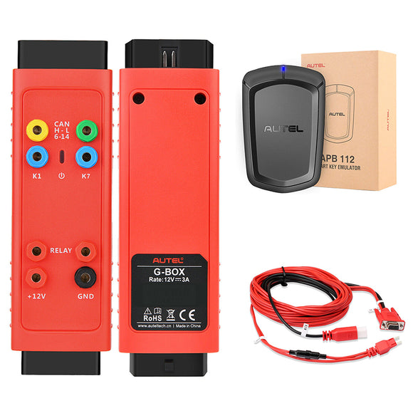 Autel G-BOX2 + APB112 Smart Key Simulator +TOYOTA 8A BLADE AKL Kit for Autel IM508, IM608, IM608Pro