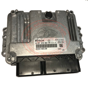 Original New 0281014864 Bosch EDC16C39 2.8TC ECU for JAC Refine HFC6500KR3T, Shuailin Diesel HFC4DA1-2B1 Engine Computer (0 281 014 864) ECM