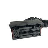 (Black) 76Pin ECU Connector Plug With Cable Harness for Xichai J6 Weichai 612650080075 3601115-91E-52E ECM