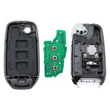CWTWB1G767 VAC102 PCF7961 4A 433MHz 3 Button Flip Remote Car Key for Renault Kadjar Captur Symbol Megane3 Dacia Duster