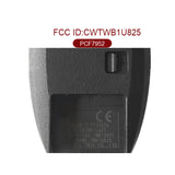 CWTWB1U825 285E3-1KA9D TWB1G662 Smart Key 433MHz for NISSAN Mircra Juke Note Leaf Cube Renault Alaska 2 Button