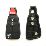 Chrysler Jeep Dodge Remote Key Rubber 3+1 Button SUV Trunk Type 5pcs