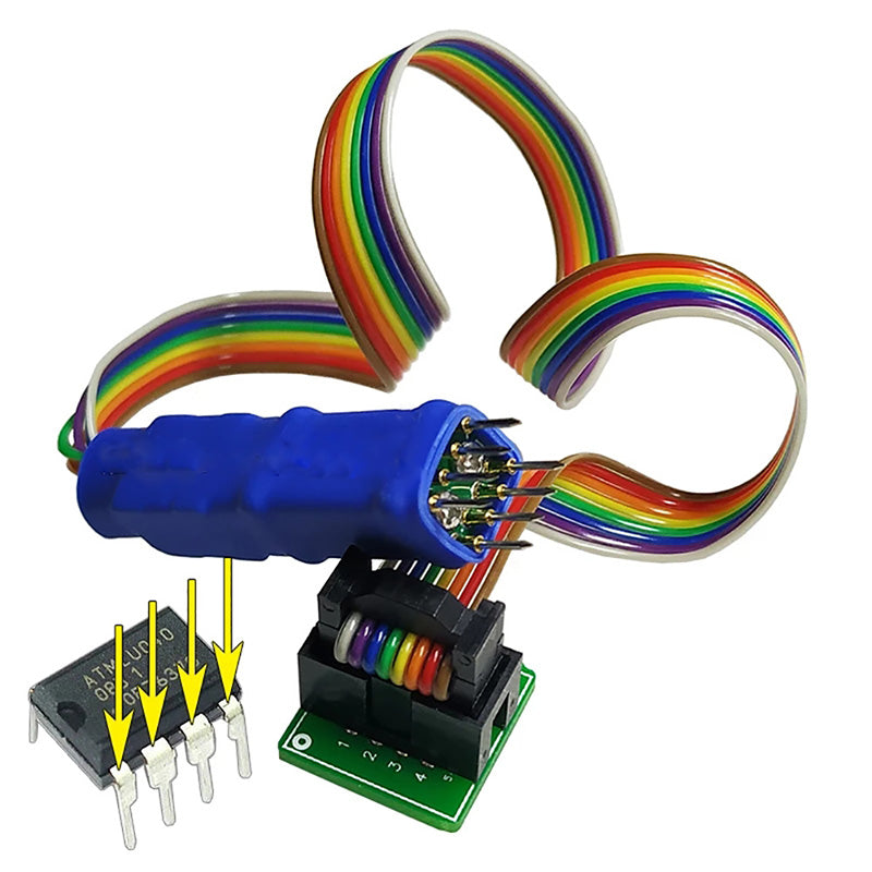 DIP8 Spring Loaded Pogo Pin Adapter Probe for 93CXX/25CXX/24CXX BIOS C ...