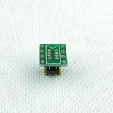 2pcs DIP8 to SOP8 Adapter SOIC8 Socket PCB 1.27mm / 2.54mm Adapter 8pin Sound card upgrade Converter board F/ Op amp