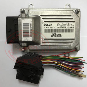 ECU Connector Harness with New Bosch ME7.8.0 ECU F01R00D631 (F 01R 00D 631) TZ0136101000 for SGMW Wuling, AUTOCRAFT STJ6400A