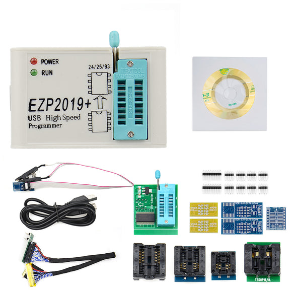 EZP2019+ High Speed USB SPI Programmer Support 24 25 93 EEPROM Flash Bios Chips