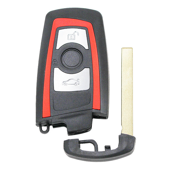 FEM Keyless Full Smart Remote Car Key Fob 3 Buttons 433.2MHz PCF7953P Red For BMW F Series 2013 2014 2015 2016 3 Series F30