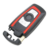 FEM Keyless Full Smart Remote Car Key Fob 3 Buttons 433.2MHz PCF7953P Red For BMW F Series 2013 2014 2015 2016 3 Series F30