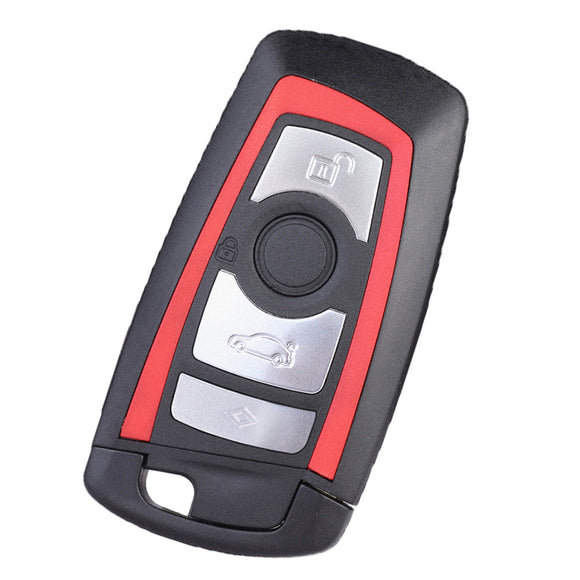 FEM Keyless Full Smart Remote Car Key Fob 4 Buttons 433.2MHz PCF7953P Red For BMW F Series 2009-2016 3 5 7 Series F34 F35 F12