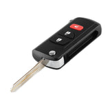 Flip Remote Key Shell Case for Nissan Quest Murano 3 Button