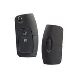 Flip Remote Key Shell Control Case for Ford Ecosport Focus 2 button HU101