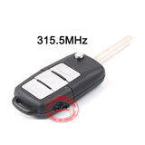Flip Remote Key 3 Button 315.5MHz  for Dongfeng DFSK JOYEAR