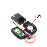 Flip Remote Key 433MHz 2 Button for Changan CX20 (H01)
