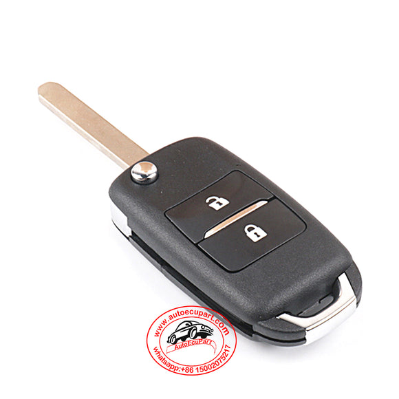 Flip Remote Key 433MHz 2 Button for Changan CX70 2017