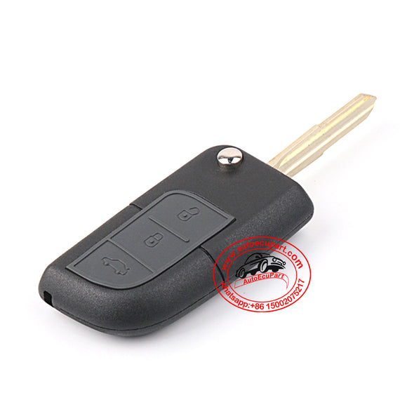 Flip Remote Key 433MHz 3 Button for Changan V5