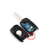 Flip Remote Key 433MHz 3 Button for SGMW SAIC-GM Wuling Wang HonKon 2018 (Blue PCB)