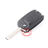 Flip Remote Key 433MHz 3 Button for SGMW SAIC-GM Wuling Wang HonKon 2018 (Blue PCB)