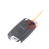 Flip Remote Key 433MHz ID46 3 Button for Geely EMGRAND EC7 (Tri-ring Auto Electric)