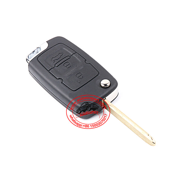 Flip Remote Key 433MHz ID46 3 Button for Geely GLEAGLE GX7 (Fixed Code) (Tri-ring Auto Electric)
