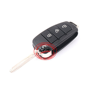 Flip Remote Key 433MHz ID46  3 Button for JAC A30