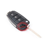 Flip Remote Key 433MHz ID46  3 Button for JAC A30