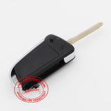 Flip Remote Key 433MHz ID46 3 Button for JAC S3