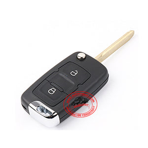 Flip Remote Key 433MHz ID46 Chip 2 Button for Geely VISION 2